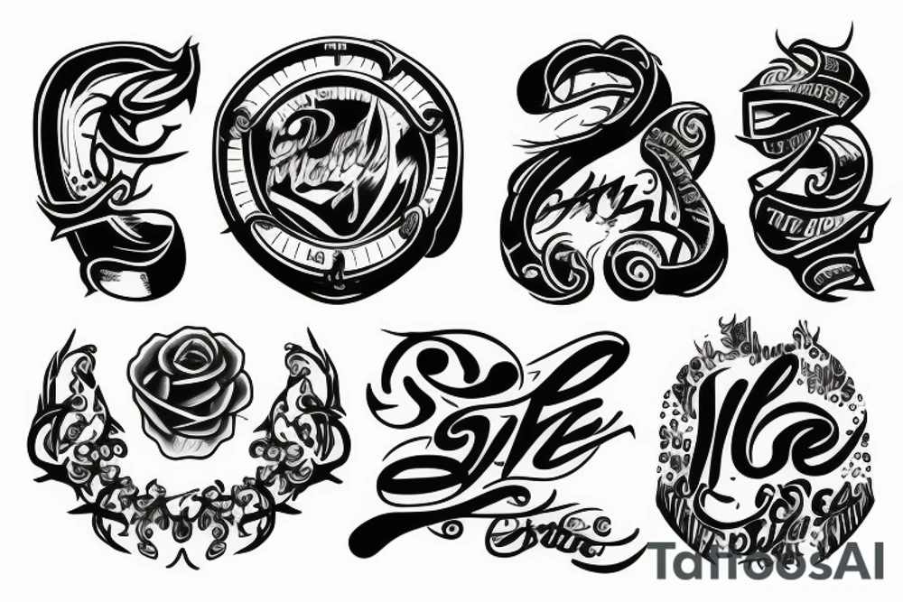 Four sons tattoo idea