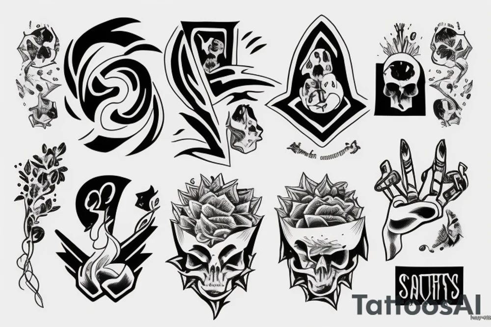 Four sons tattoo idea