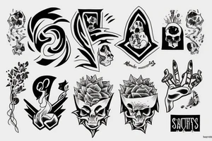 Four sons tattoo idea
