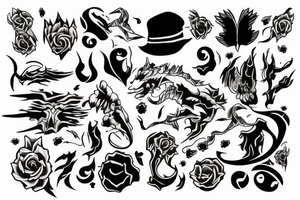 Four sons tattoo idea