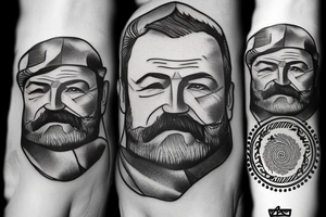 “Ernest Hemingway” tattoo idea