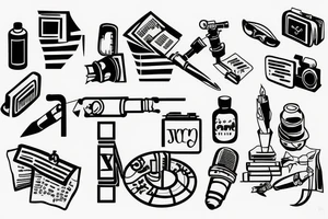 Career in journalism tattoo idea