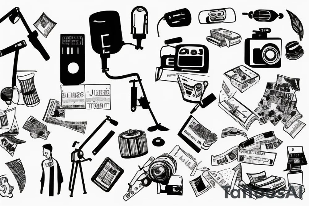 Career in journalism tattoo idea