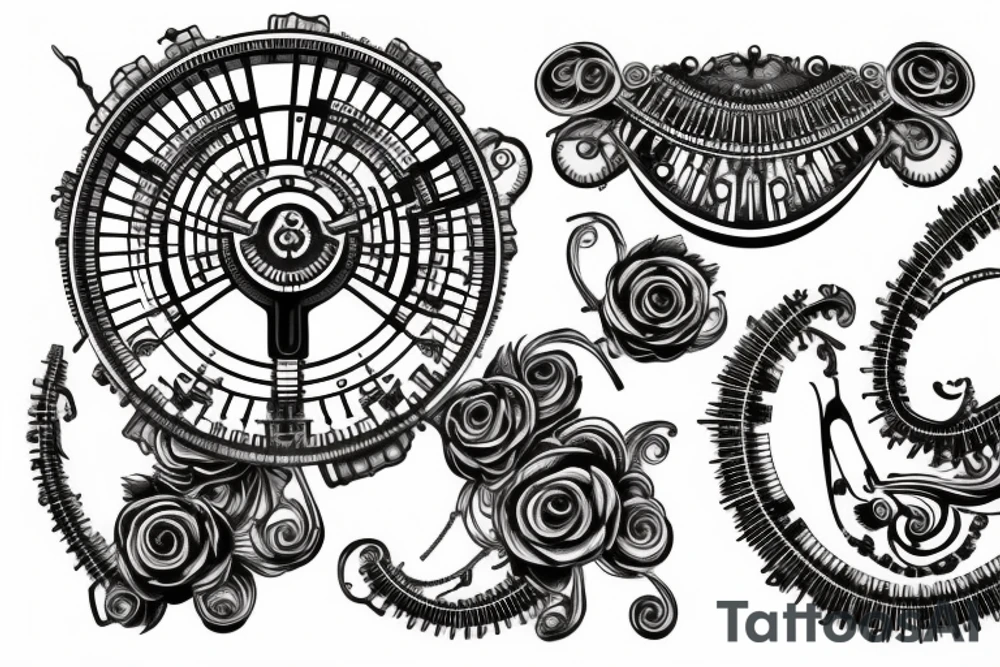 Typewriter tattoo idea