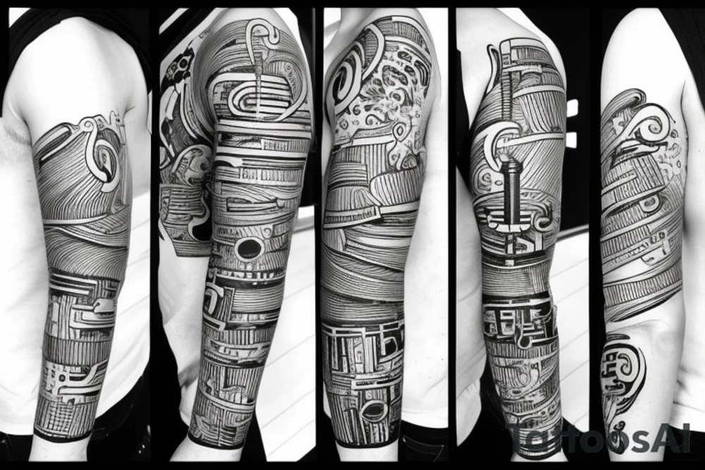 Typewriter tattoo idea