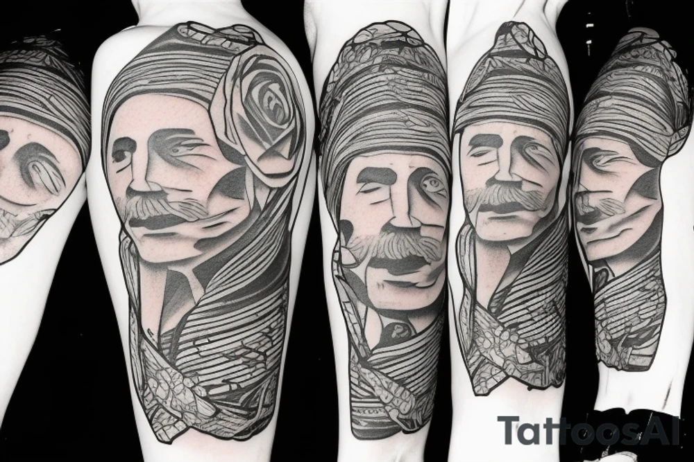 Acoustic guitar tattoo idea