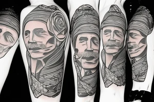 Acoustic guitar tattoo idea