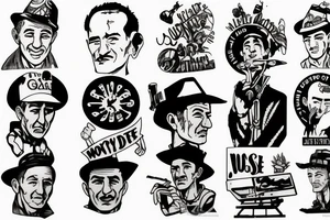 Woody Guthrie tattoo idea