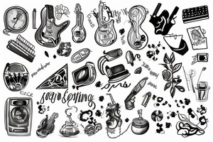 Songwriting tattoo idea