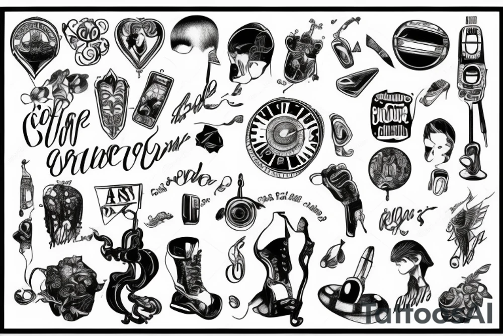 Songwriting tattoo idea