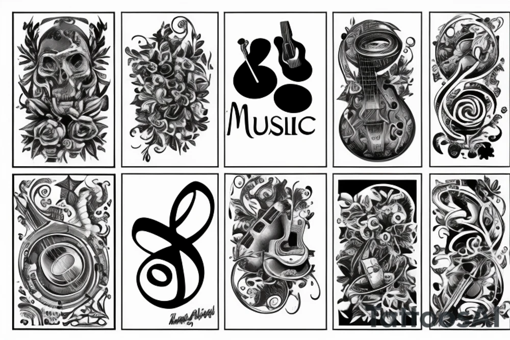 Music tattoo idea
