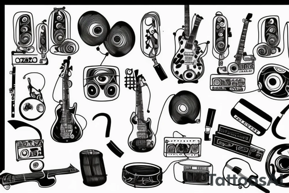 Music tattoo idea