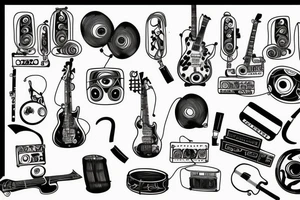 Music tattoo idea