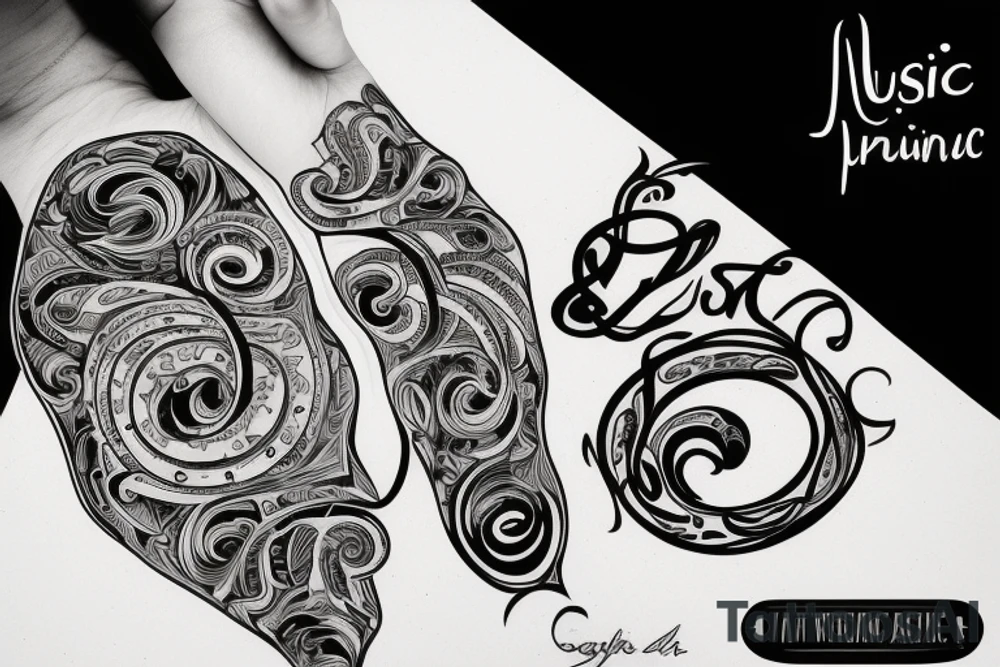 Music tattoo idea