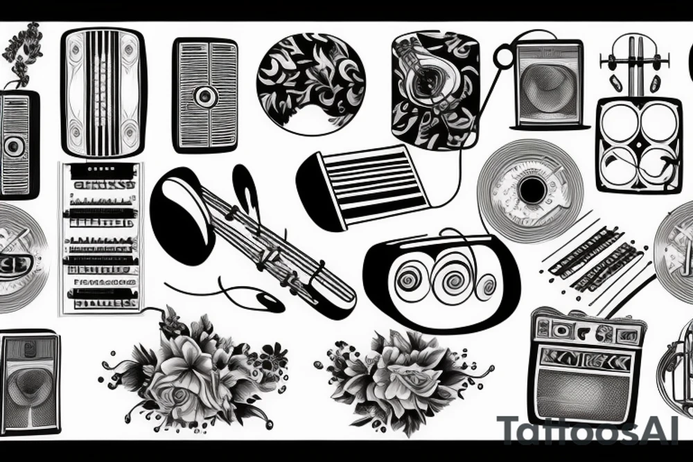 Music tattoo idea