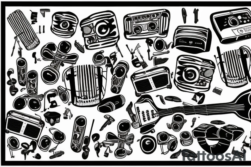 Music tattoo idea