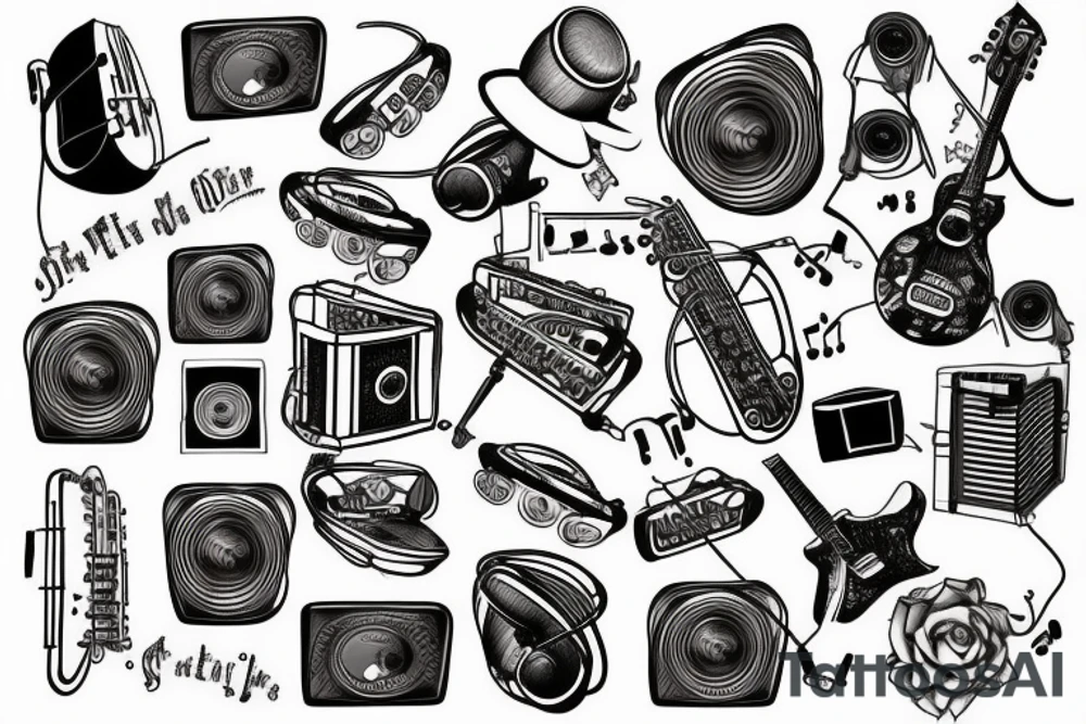 Music tattoo idea