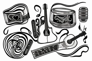 Music tattoo idea