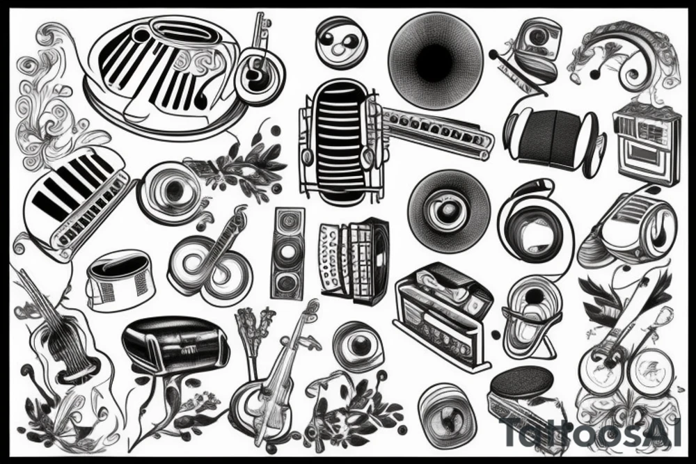 Music tattoo idea