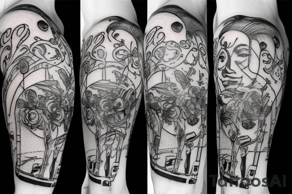 Violin tattoo idea
