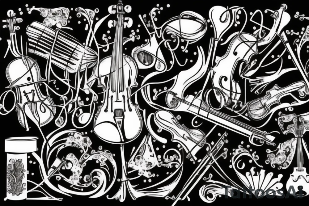 Violin tattoo idea