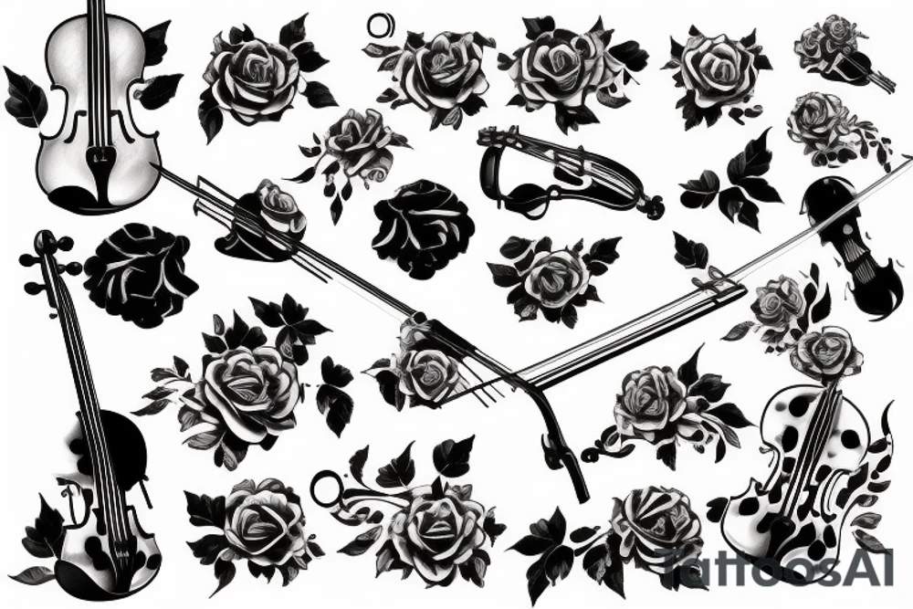 Violin tattoo idea