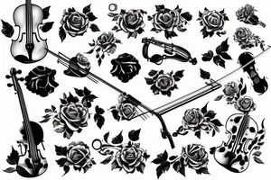 Violin tattoo idea