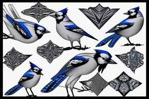 Blue Jay tattoo idea