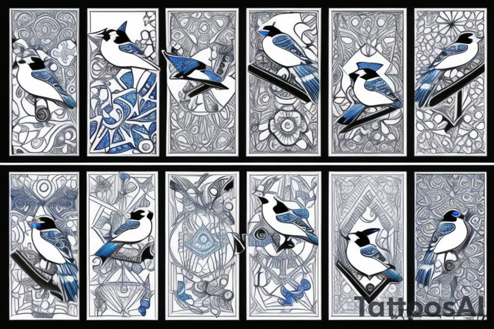 Blue Jay tattoo idea