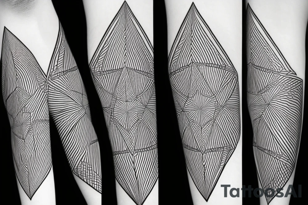 phoenix facing forward mixed with geometric figures and lines for forearm tattoo idea phoenix facing forward mixed with geometric figures and lines for forearm tattoo idea