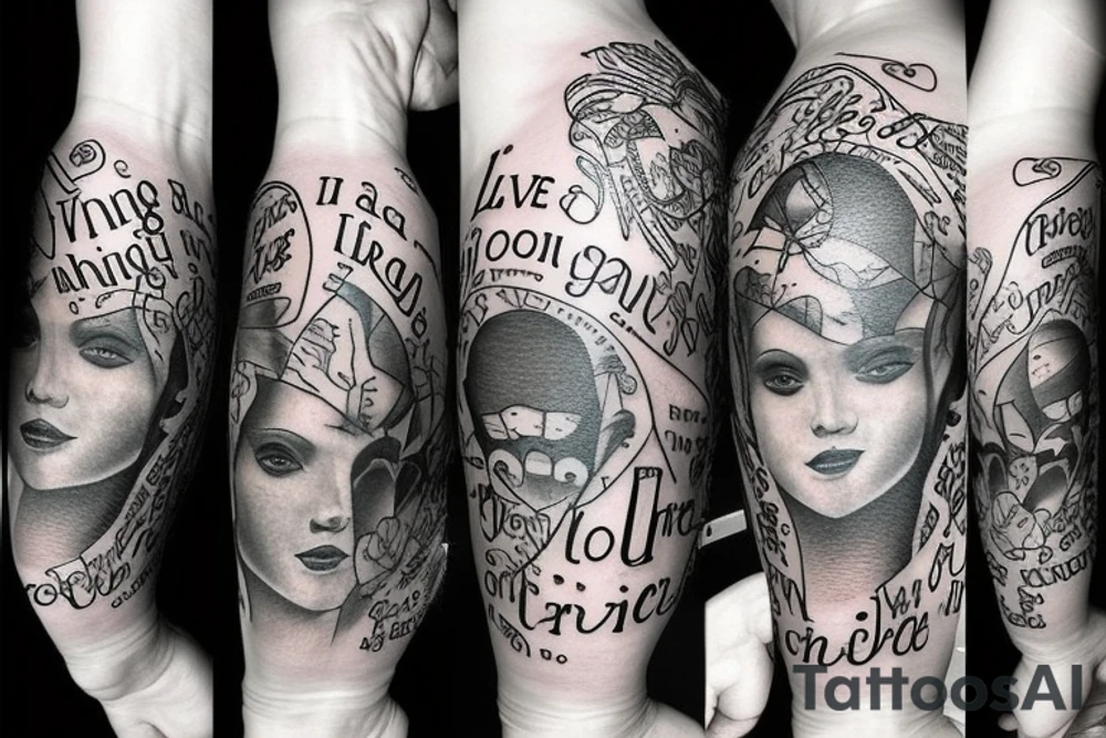 Mix all theese quotes in one tatoo : Dream as you'll live forever, You can do anything, you cannot do everything, make an impact, It's the people crazy enough to think they can change the world that do tattoo idea