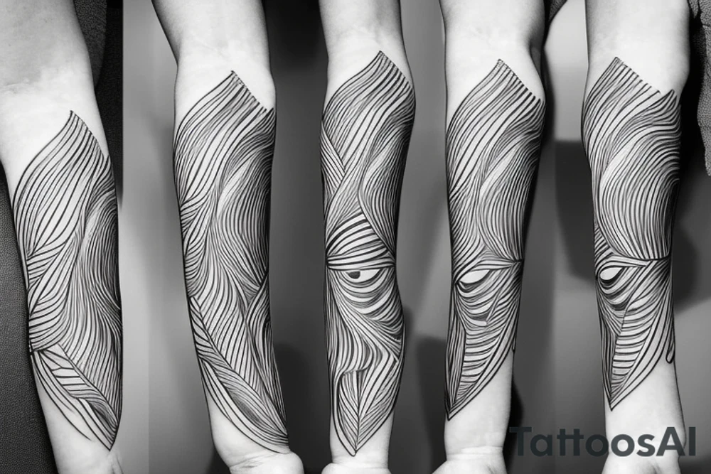 blue jay mixed with lines for forearm abstract tattoo idea blue jay mixed with lines for forearm abstract tattoo idea