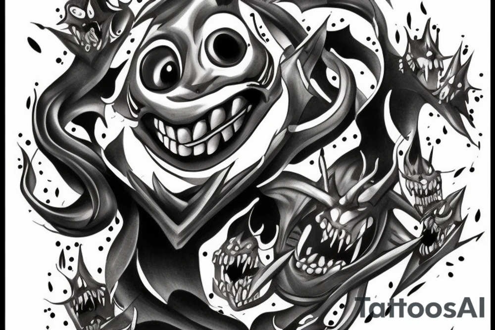 Gengar tattoo idea