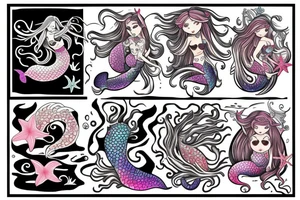 Mermaid tattoo idea