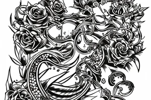 Empress and knight tattoo idea