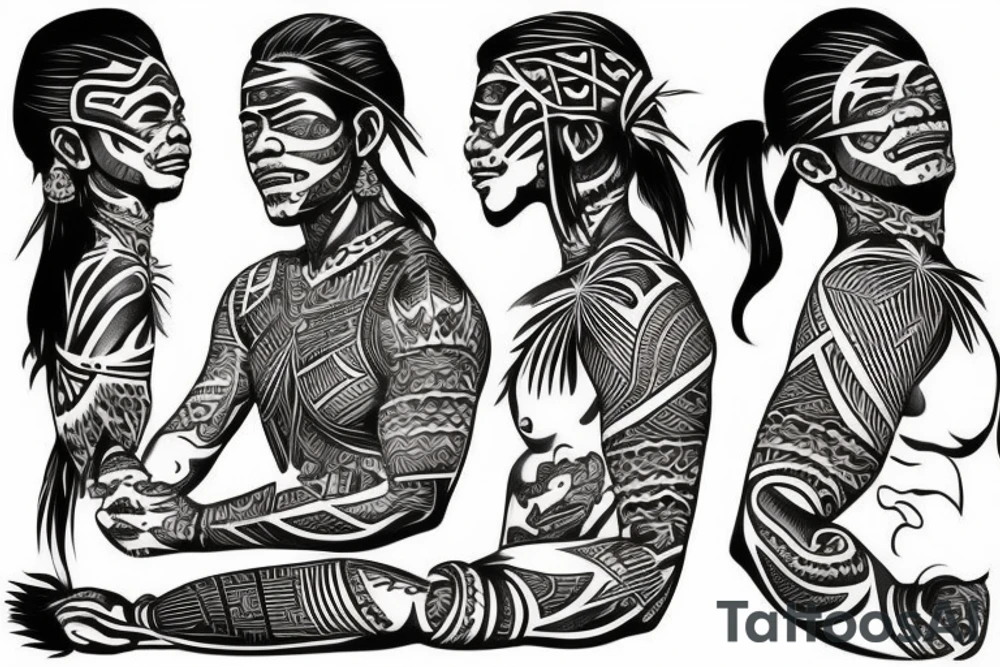 Filipino tribal tattoo idea
