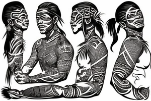 Filipino tribal tattoo idea