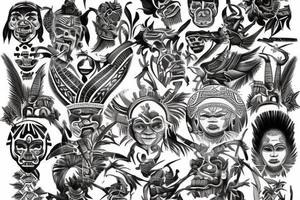 Filipino tribal tattoo idea