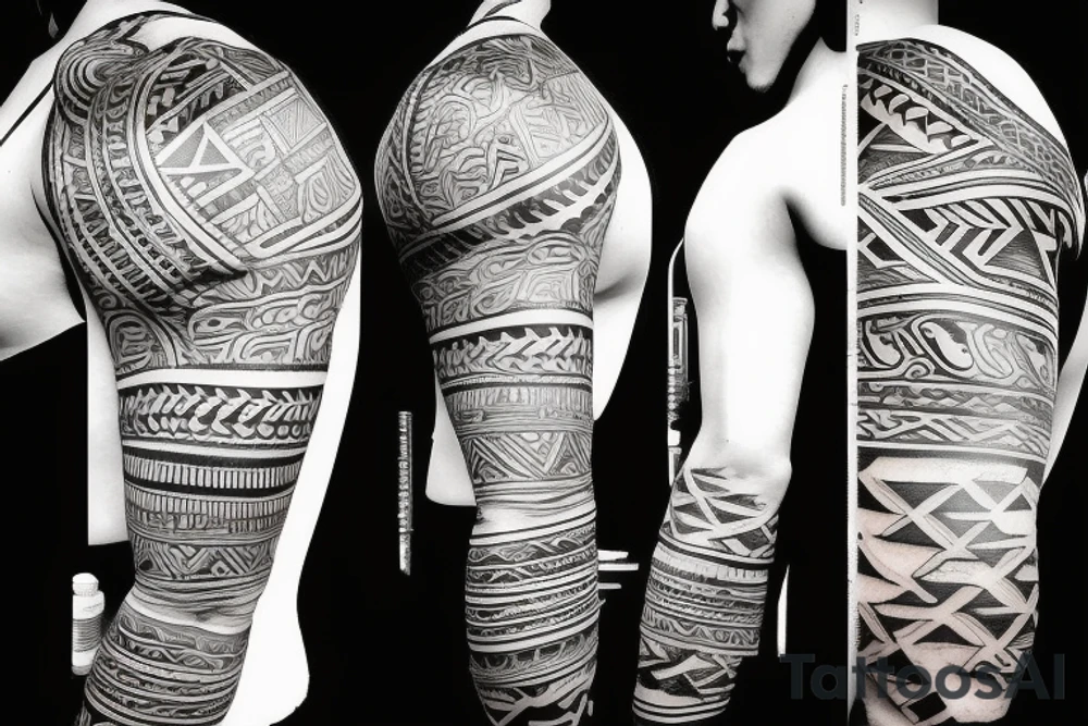 Filipino tribal arm tattoo tattoo idea