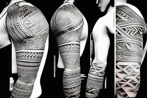 Filipino tribal arm tattoo tattoo idea