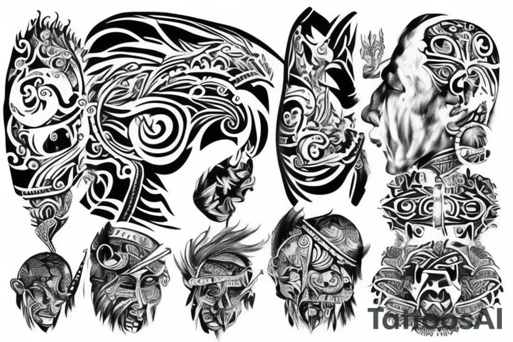Filipino tribal arm tattoo tattoo idea