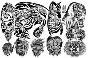 Filipino tribal arm tattoo tattoo idea