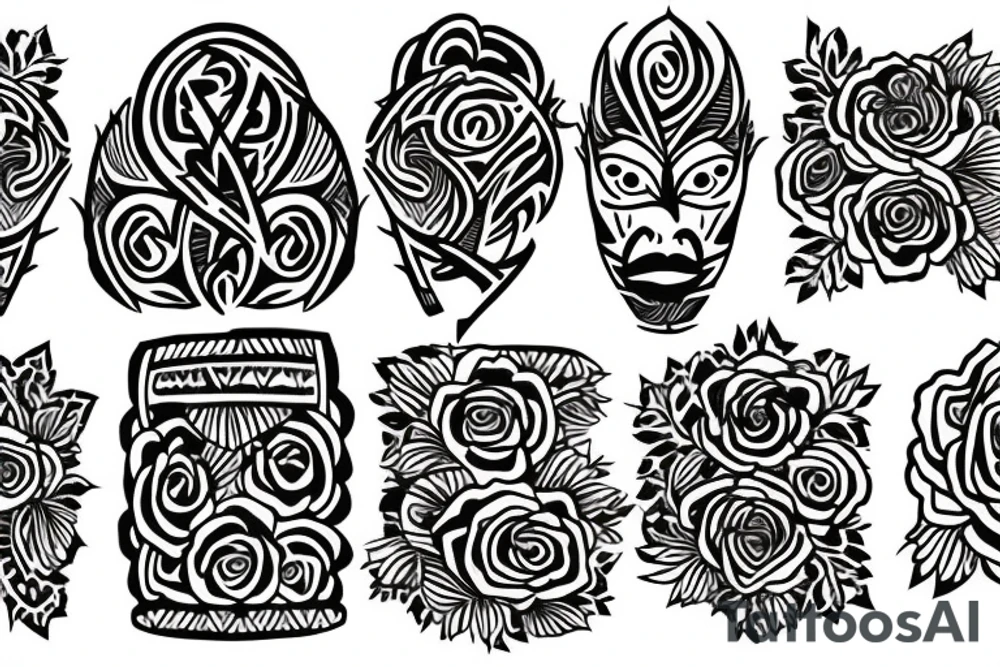 Ivy rose tattoo idea