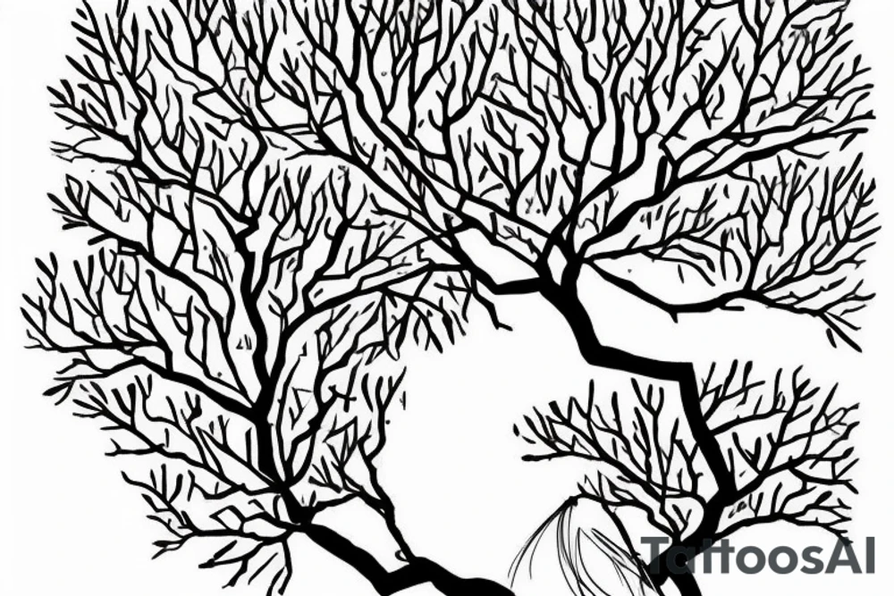 On top of it tenderness grows, freedom grows, light grows
 Its branches were a maze that only I could solve
 And the rebellious wind blows in it
 I don't climb trees anymore, but the tops of my heart are countless
 ?And today, who will call me down? tattoo idea