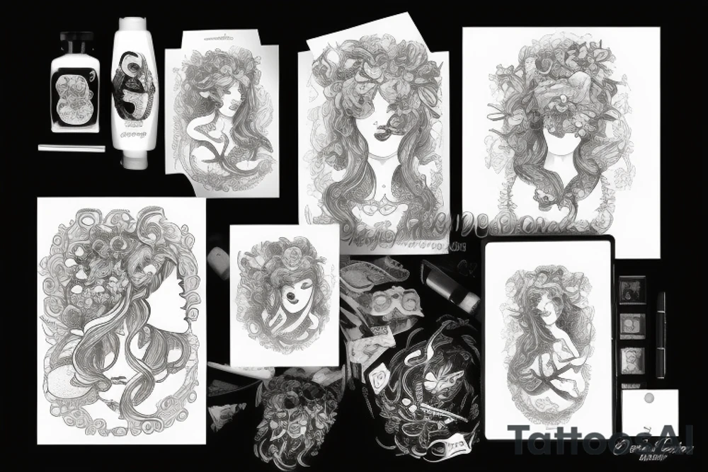 A siren of desire tattoo idea