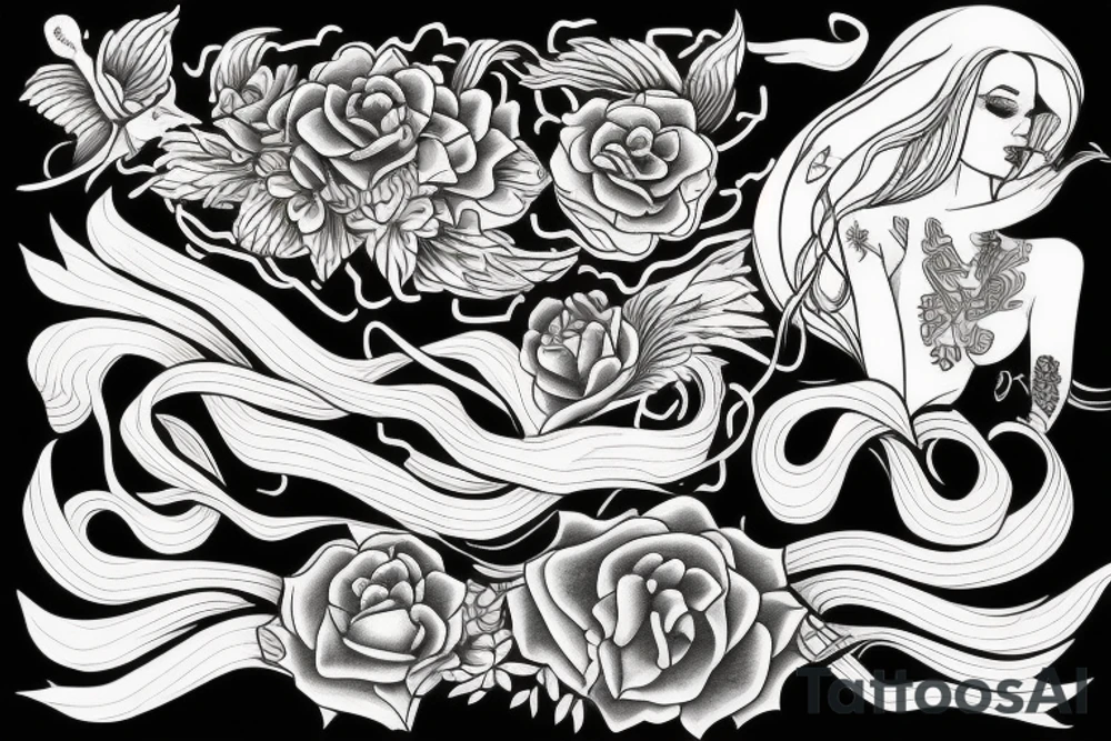 A siren of desire tattoo idea