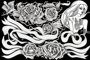 A siren of desire tattoo idea