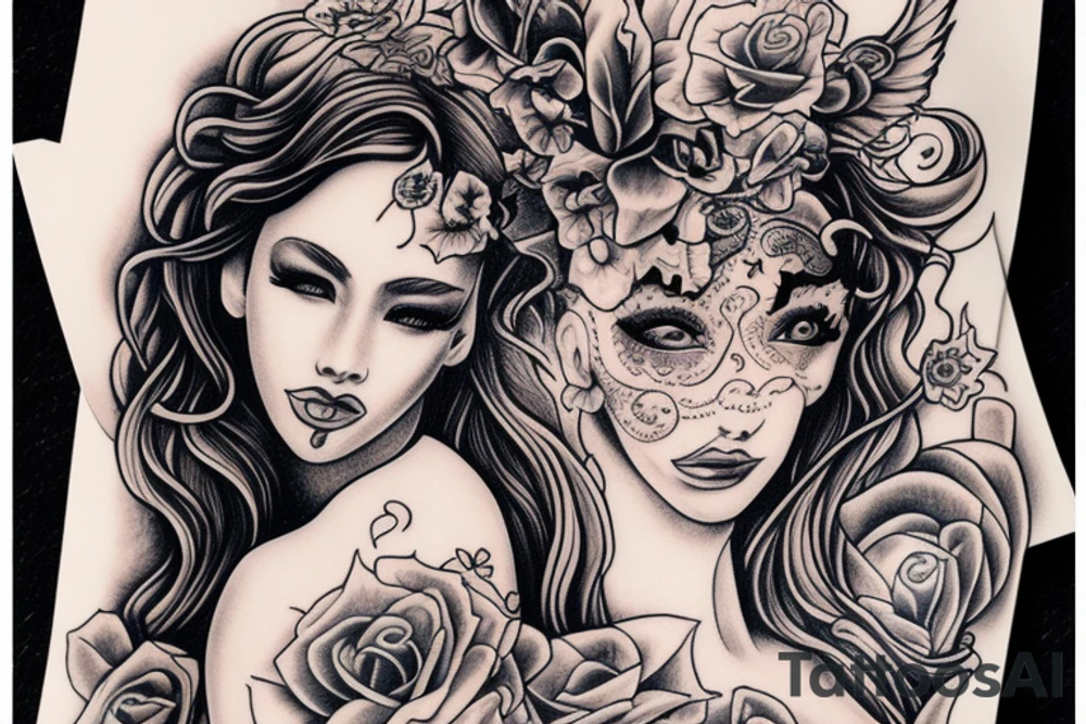 A siren of desire tattoo idea