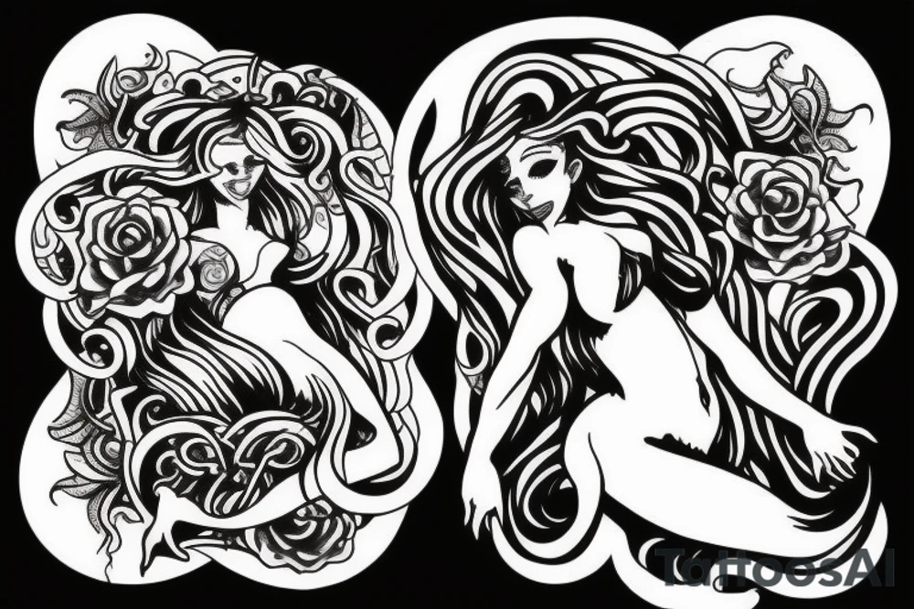 A siren temping you tattoo idea