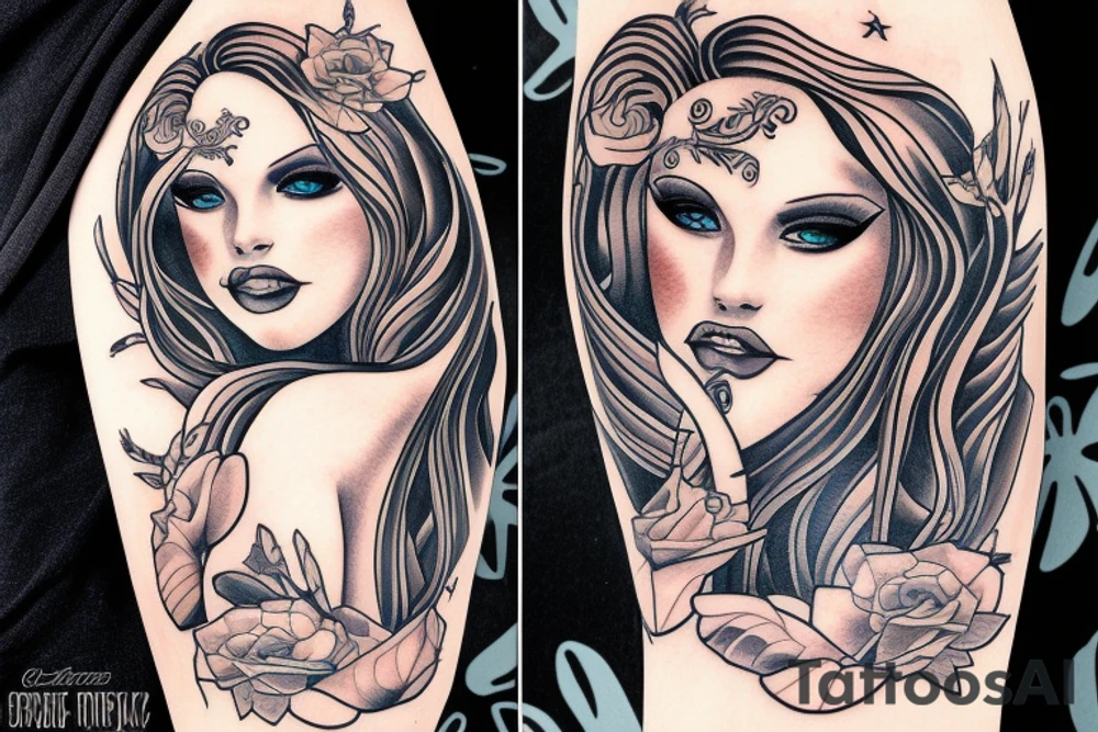 A siren temping you tattoo idea